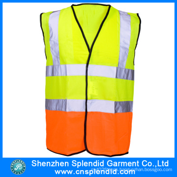 Wholesale High Visibility Reflective Safety Oxford Fabric Motorcycle Vest